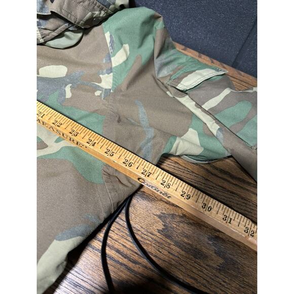US Military Cold Weather Parka Desert Camo Jacket Men’s Large *No Zipper* - Picture 9 of 9